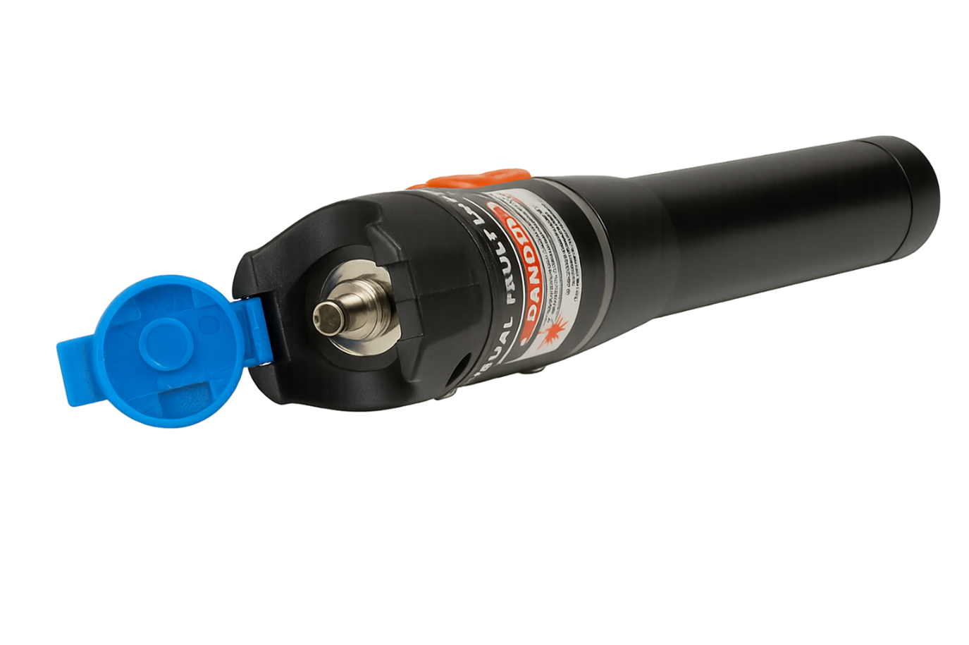 LWL Durchgangsprüfer – Glasfaser-Lasertester mit blauem Schutzdeckel